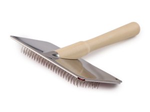 Rozčesávací kartáč / hřeben na macrame 11,5x5,5 cm