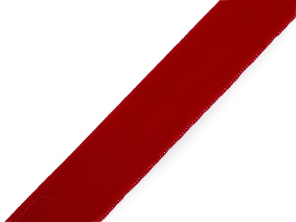 Sametová stuha oboustranná šíře 25 mm