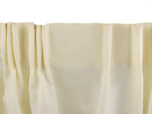 Řasící stuha na závěsy šíře 75 mm s poutky na kovové háčky