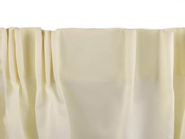 Řasící stuha na závěsy šíře 75 mm s poutky na kovové háčky