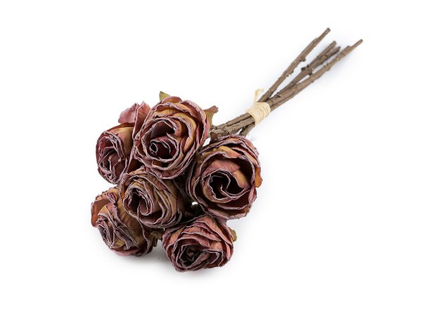 Umělá růže vintage svazek