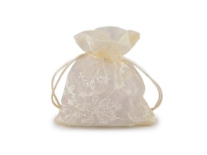 Dárkový pytlík vyšívaný 10x13 cm