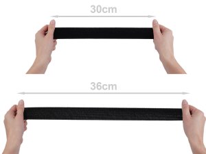 Suchý zip plyš šíře 38 mm elastický