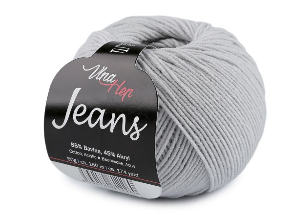 Pletací příze Jeans 50 g