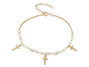 Náramek z nerezové oceli křížek