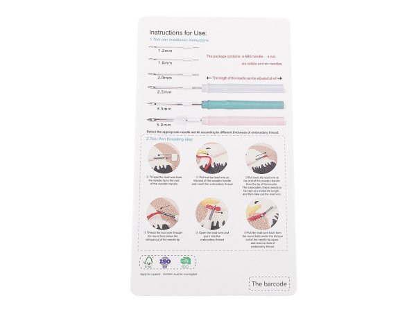 Dutá jehla / vyšívací pero - sada na vyšívání AIRO