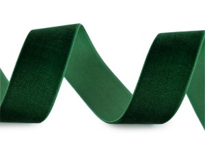 Sametová stuha na cívce ve vánočních barvách šíře 25 mm, návin 2,7 m