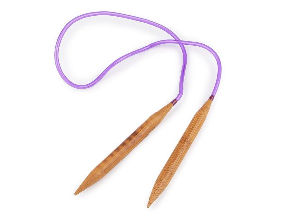 Kruhové jehlice bambusové č. 9; 10; 12