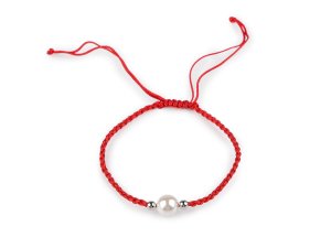 Náramek shamballa s perlou