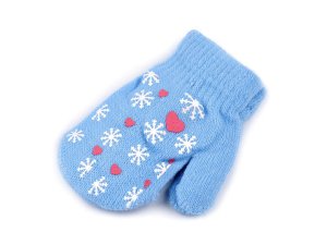 Dětské pletené rukavice palčáky