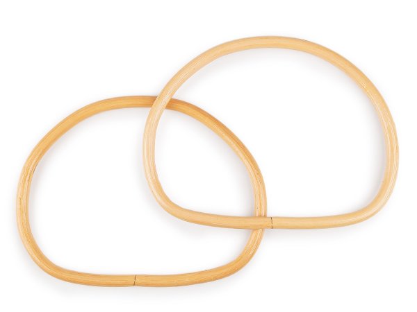 Bambusová ucha na tašky 14x17,5 cm