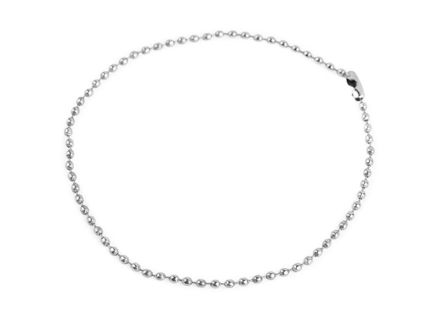 Kuličkový řetízek 25 cm poutko