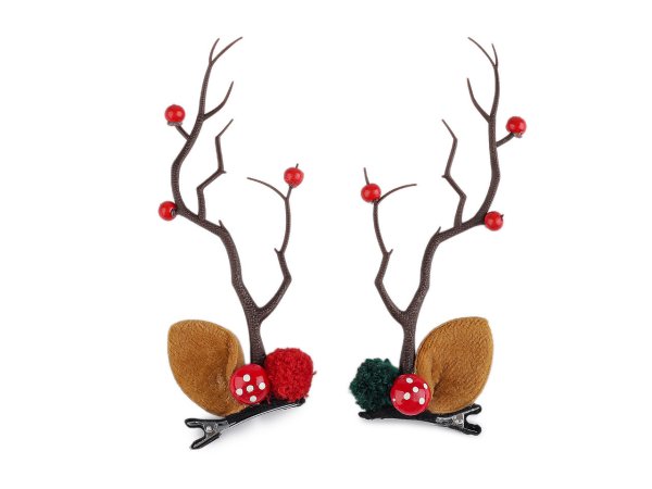 Párty sponky do vlasů vánoční