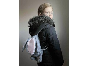 Dětský plyšový vak králíček 25x27 cm