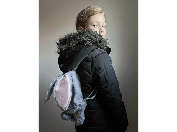 Dětský plyšový vak králíček 25x27 cm