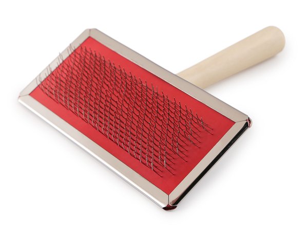 Rozčesávací kartáč / hřeben na macrame 11,5x5,5 cm