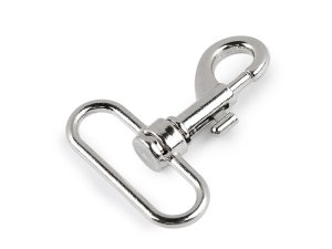 Kovová karabina otočná, průvlek 38 mm