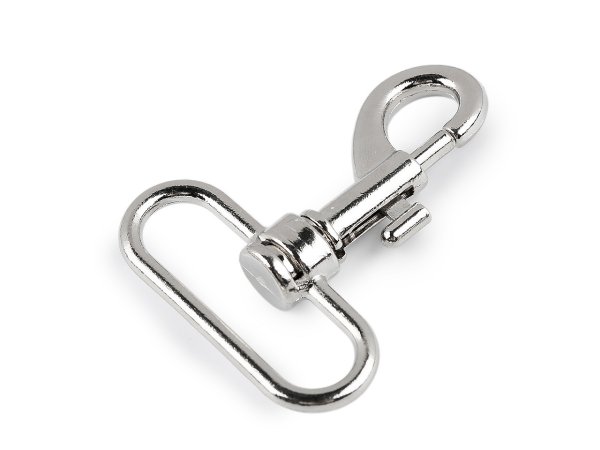 Kovová karabina otočná, průvlek 38 mm