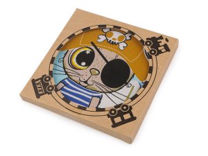 Dětský obrázkový kapesník v přírodní krabičce