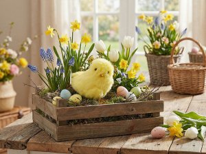 Dekorace velikonoční kuřátko