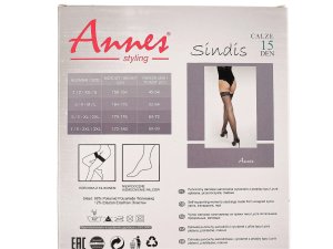 Dámské punčochy samodržící 15 den