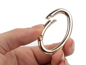 Karabina oválná na kabelky / kroužek na klíče