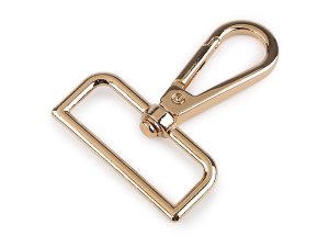 Karabina kovová otočná, průvlek 38 mm