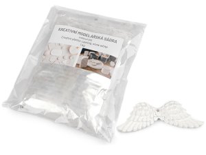 Kreativní modelářská sádra sněhově bílá 1 kg