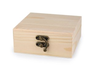 Dřevěná krabička k dozdobení