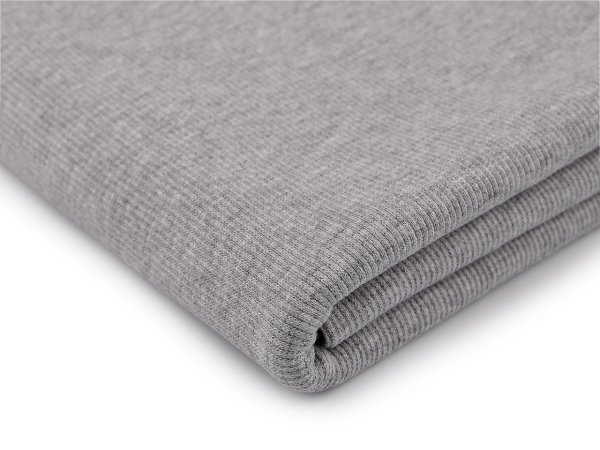 Úplet bavlněný elastický žebrovaný - tunel