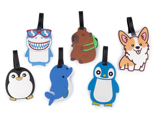 Jmenovka / visačka na kufr zvířátka