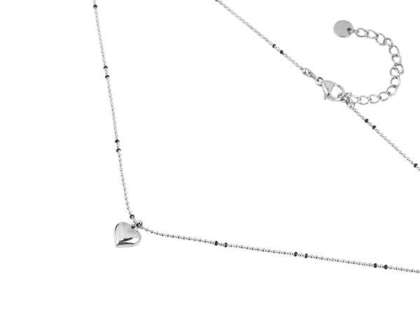 Náhrdelník z nerezové oceli srdce