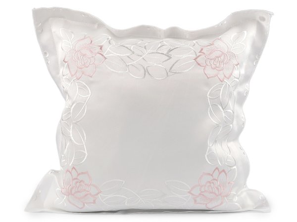 Povlak na polštář vyšívaný 45x45 cm