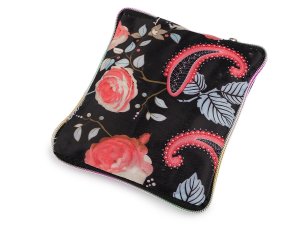 Skládací nákupní taška se zipem pevná 38x44 cm