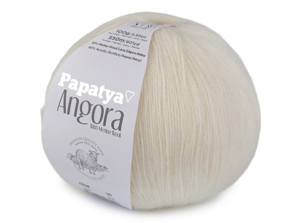 Pletací příze Papataya Angora 100 g