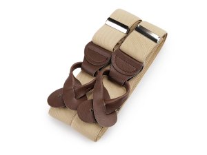 Šle na knoflíky šíře 3,5 cm délka 120 cm