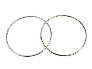 Kovový kruh / ucho na tašku Ø16 cm