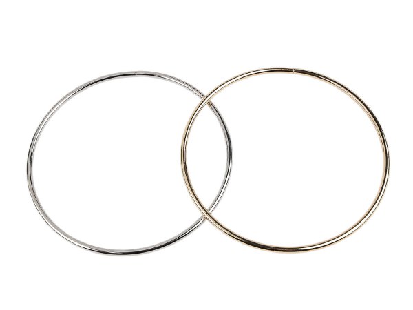 Kovový kruh / ucho na tašku Ø16 cm