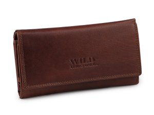 Dámská kožená peněženka 10x19 cm