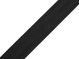 Hladký oboustranný popruh s leskem šíře 32; 38 mm