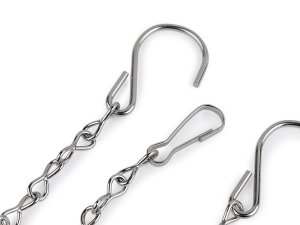 Kovový řetízek pro zavěšení dekorací, květináčů 25 cm