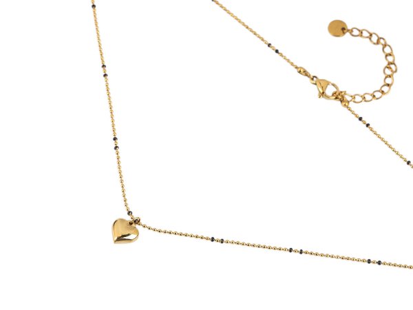 Náhrdelník z nerezové oceli srdce