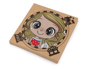 Dětský obrázkový kapesník v přírodní krabičce