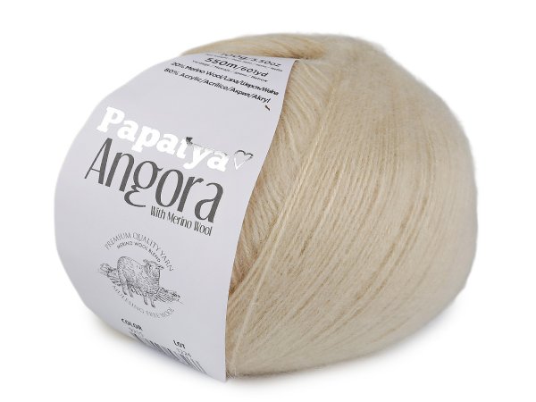 Pletací příze Papataya Angora 100 g