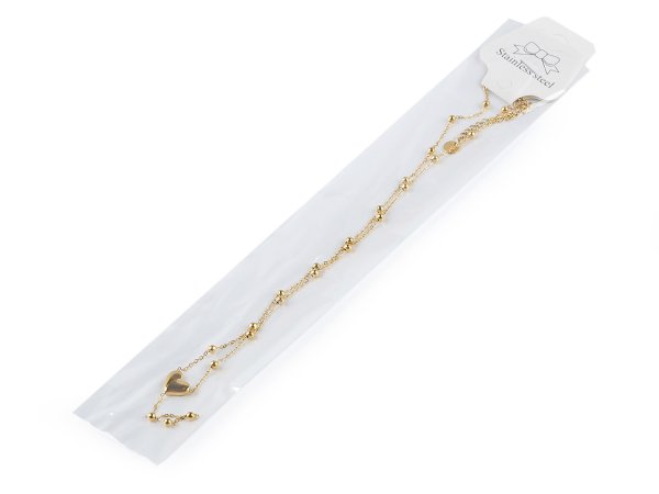 Náhrdelník z nerezové oceli srdce