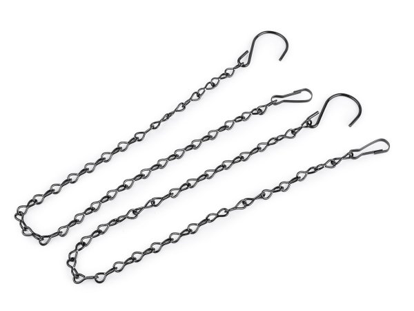 Kovový řetízek pro zavěšení dekorací, květináčů 50 cm