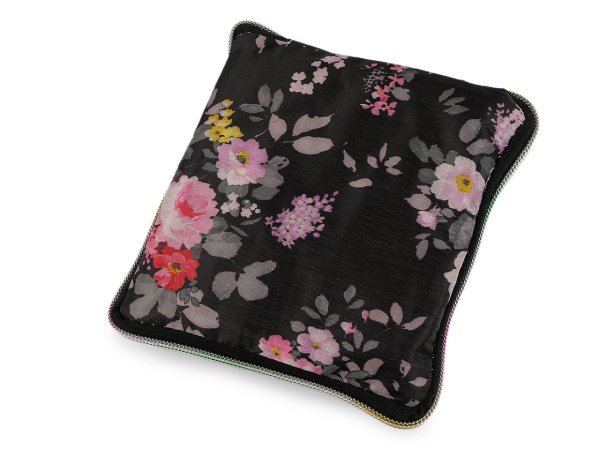 Skládací nákupní taška se zipem pevná 38x44 cm