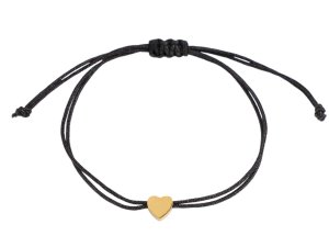 Náramek shamballa srdce z nerezové oceli