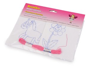 Dětské vyšívání s předtištěným motivem 2 ks