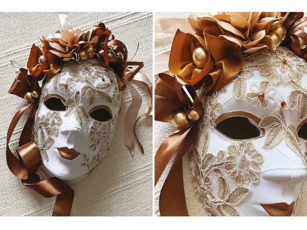 Brož / ozdoba do vlasů saténový květ Ø14,5 cm